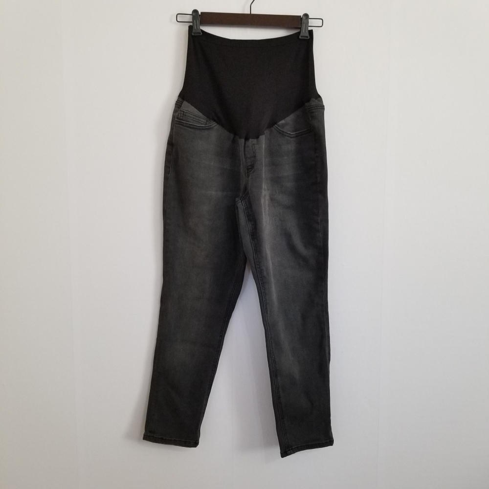 NWT Savi Parker Maternity Belly Band Ankle Skinny Jeans  Size Large